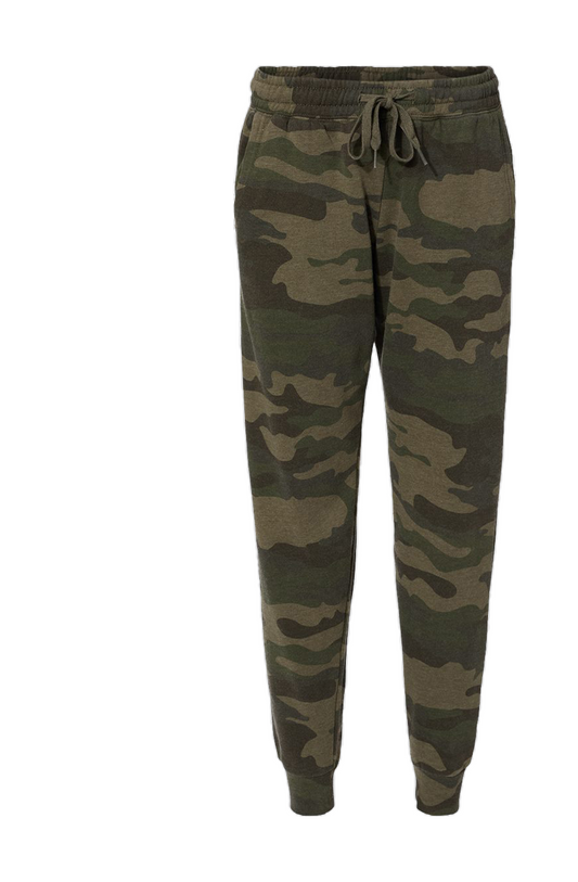 Womens Camo Wash Sweatpants