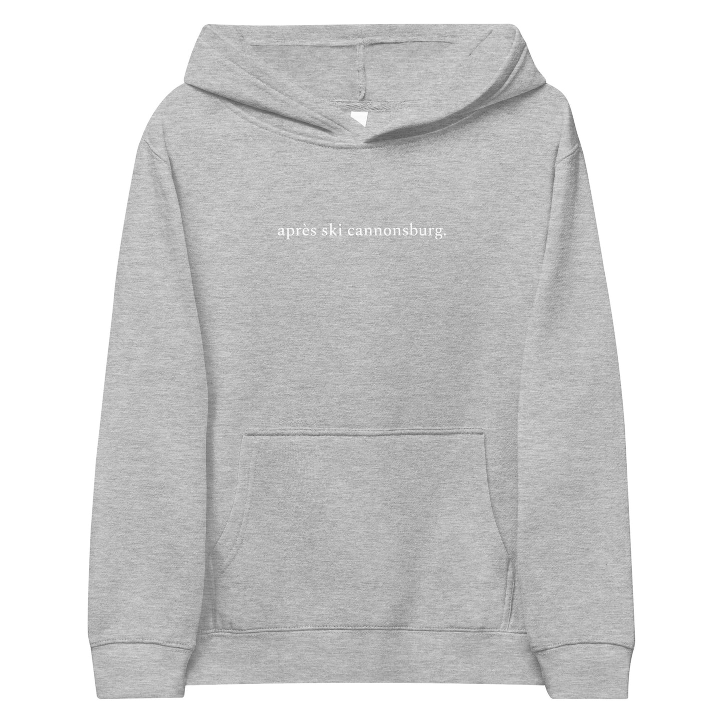 Cannonsburg kids fleece hoodie